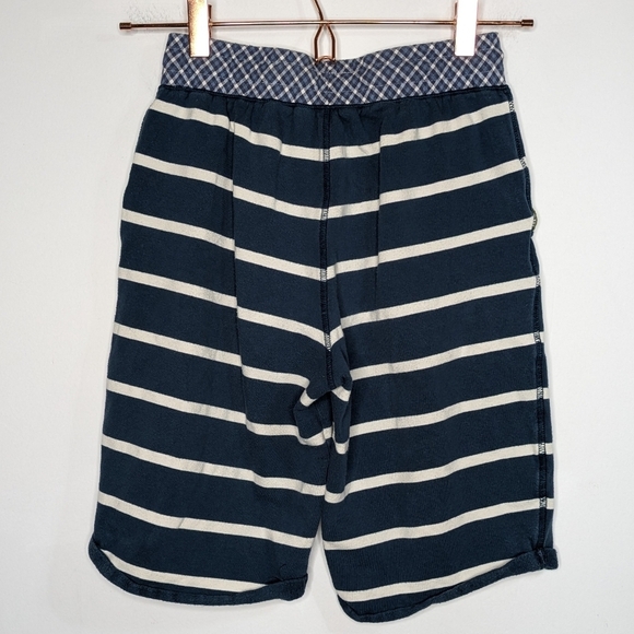 Matilda Jane x Joanna Gaines blue white striped cotton blend shorts 6 - Picture 6 of 8